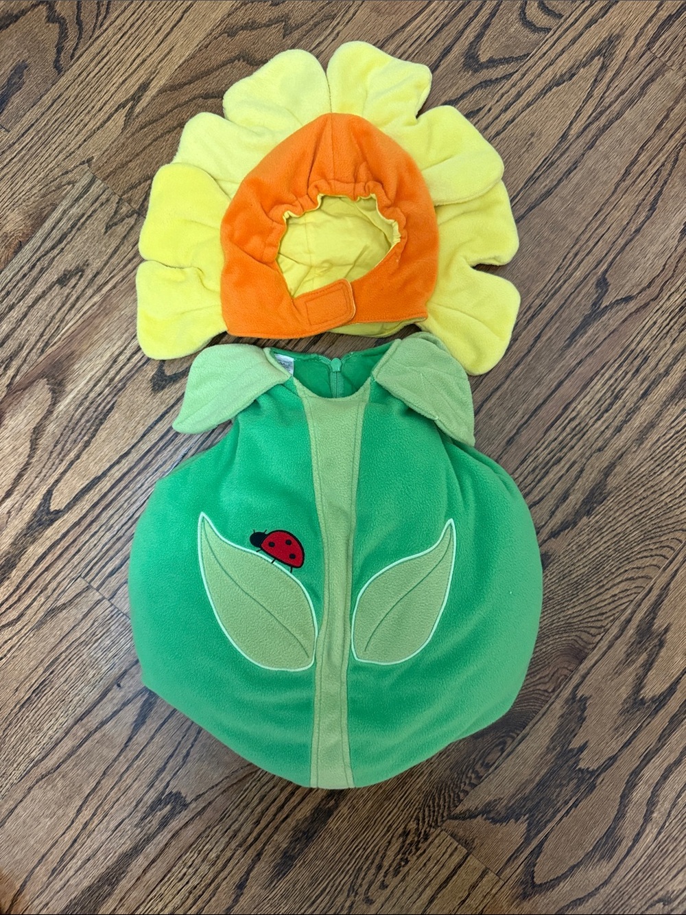 Green & Yellow Flower Kids Costume - The Children’s Place 6-12 Months